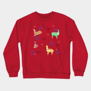 Llamas party Crewneck Sweatshirt